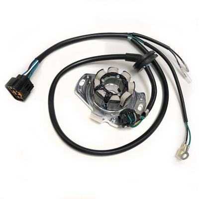 Image: Honda CR125R  stator with billet plate, 2000-2001