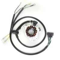 Image: Honda CR250R 40 watt AC lighting stator with billet plate, 2000-2001